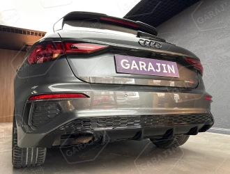 Audi A3 (2021-Sonrası) Hatchback S-Line 4 Egzoz Difüzör