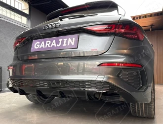 Audi A3 (2021-Sonrası) Hatchback S-Line 4 Egzoz Difüzör