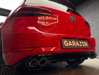 Golf 7 (2012-2016) Uyumlu Golf 7.5 R Arka Tampon ve Difüzör