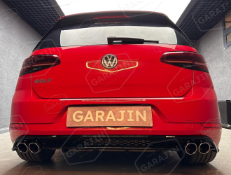Golf 7 (2012-2016) Uyumlu Golf 7.5 R Arka Tampon ve Difüzör