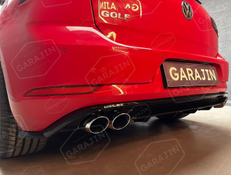 Golf 7 (2012-2016) Uyumlu Golf 7.5 R Arka Tampon ve Difüzör