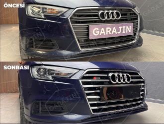 Audi A3 Makyajlı (2016-2020) S3 Siyah Panjur