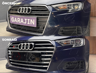 Audi A3 Makyajlı (2016-2020) S3 Siyah Panjur