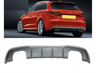 Audi A3 Makyajlı (2016-2020) Hatchback S3 Difüzör ve Egzoz Seti