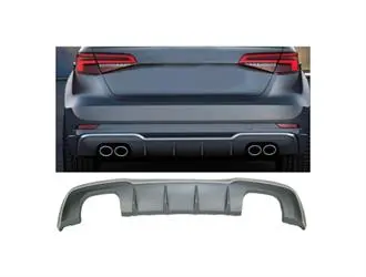 Audi A3 Makyajlı (2016-2020) Hatchback S3 Difüzör ve Egzoz Seti