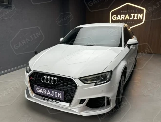 Audi A3 Makyajlı (2016-2020) Sedan RS3 Krom Ön Tampon ve Panjur Seti