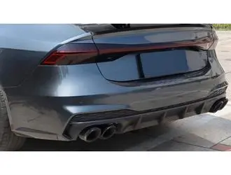 Audi A7 (2018-Sonrası) S Line S7 Difüzör ve Egzoz Seti