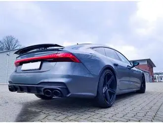 Audi A7 (2018-Sonrası) S Line S7 Difüzör ve Egzoz Seti