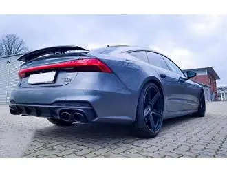 Audi A7 (2018-Sonrası) S Line S7 Difüzör ve Egzoz Seti