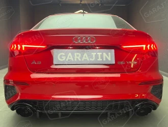 Audi A3 (2021-Sonrası) Sedan S Line RS3 Difüzör Egzoz Seti