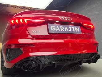 Audi A3 (2021-Sonrası) Sedan S Line RS3 Difüzör Egzoz Seti