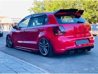 Polo 6R (2009-2014) Batman Spoiler Parlak Siyah