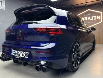 Golf 8 R Difüzör 4 Egzoz - Parlak Siyah