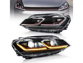 Golf 7.5 GTI Kırmızı J Led Far