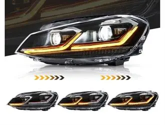 Golf 7.5 GTI Kırmızı J Led Far