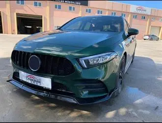 A Serisi W177 (2019-Sonrası) AMG Ön Lip - Parlak Siyah