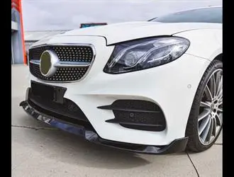 E Serisi W213 (2016-2020) Brabus 3 Parça Ön Lip Parlak Siyah