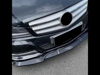 C Serisi W204 Makyajlı (2012-2014) Ön Lip Brabus - Parlak Siyah