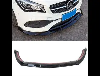 CLA W117 Makyajlı (2016-2018) Ön Lip - Parlak Siyah