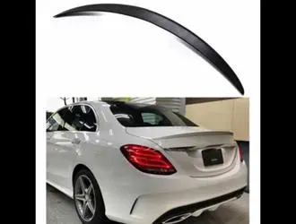 C Serisi W205 (2015-2018) AMG Spoiler Parlak Siyah