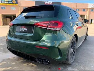 A Serisi W177 (2019-Sonrası) Hatchback Difüzör ve Siyah Egzoz Seti