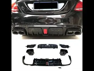 C Serisi W205 (2015-2018) Brabus Difüzör ve Egzoz Seti
