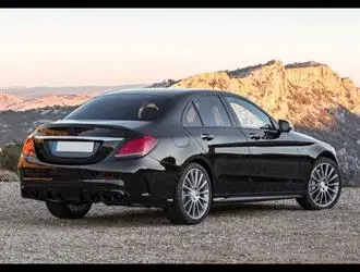 C Serisi W205 (2015-2018) C43 Difüzör ve Siyah Egzoz Seti