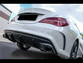 CLA W117 (2013-2016) CLA45 Difüzör ve Siyah Egzoz Seti
