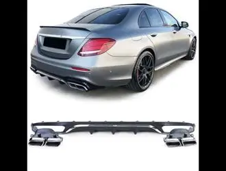 E Serisi W213 (2020-Sonrası) E63 Difüzör ve Silver Egzoz Seti