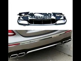 E Serisi W213 (2020-Sonrası) E63 Silver Difüzör Ve Silver Egzoz Seti