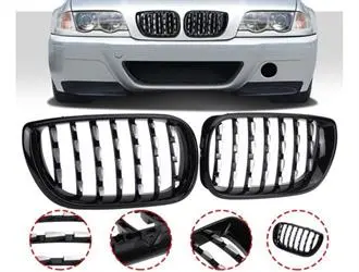 E46 Diamond Panjur - Parlak Siyah