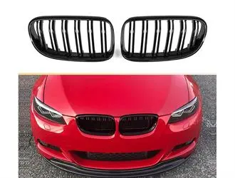 E92 LCI Çift Çizgi M3 Panjur Parlak Siyah
