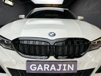 G20 Çifti Çizgi M3 Panjur - Parlak Siyah
