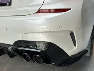 G20 M3 Görünüm GTS Difüzör Seti (Çakarlı ve Egzozlu)