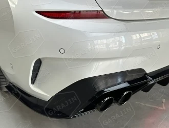 G20 M3 Görünüm GTS Difüzör Seti (Çakarlı ve Egzozlu)