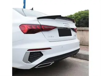Audi A3 (2021-Sonrası) Sedan M4 Spoiler Piano Black