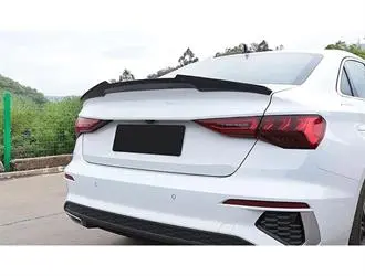 Audi A3 (2021-Sonrası) Sedan M4 Spoiler Piano Black