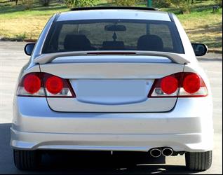 Civic FD6 Makyajlı Boyasız ışıklı Spoiler