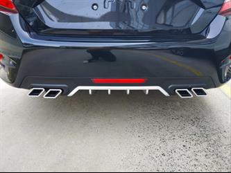 Civic FC5 Silver Kare Egzoz Difüzör