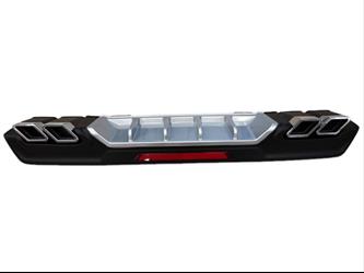 Civic FC5 Silver Kare Egzoz Difüzör