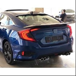 Civic FC5 Parlak Siyah 4 Egzoz Difüzör