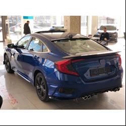 Civic FC5 Parlak Siyah 4 Egzoz Difüzör
