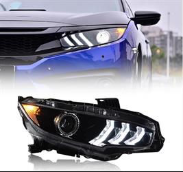 Civic FC5 Mustang Dizayn Animasayonlu Led Far Takımı