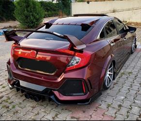 Civic FC5 Type-R Boyasız Spoiler
