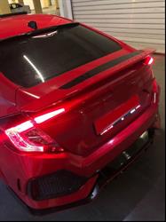 Civic FC5 Boyasız Kırlangıç SI Model Refloktörlü Spoiler