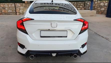Civic FC5 Transparan Omurga Led Stop