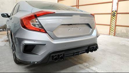 Civic FC5 Parlak Siyah Concept Model Arka Tampon Eki