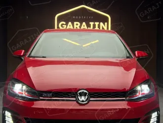 Golf 7 (2012-2016) Uyumlu Golf 7.5 GTI Kırmızı J Led Far