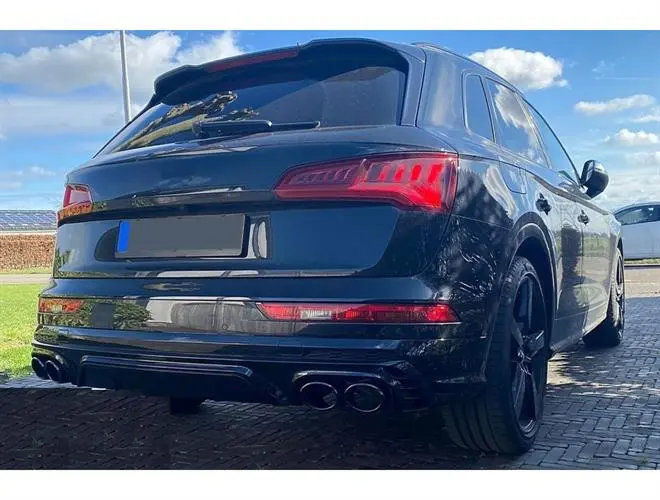 Audi Q5 (2017-Sonrası ) RSQ5 Siyah Difüzör ve Egzoz Seti