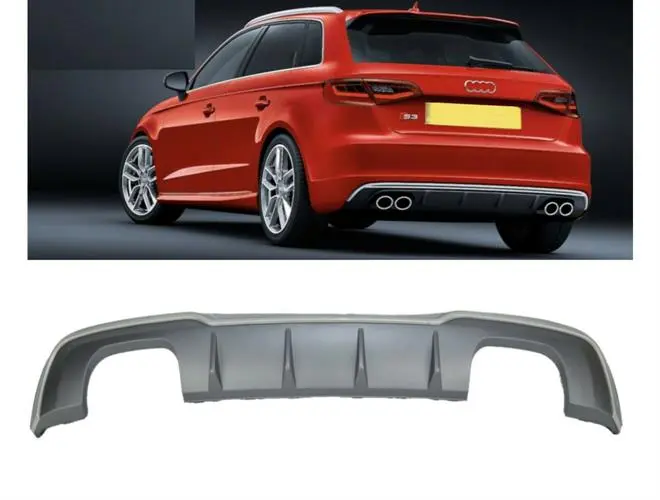 Audi A3 Makyajlı (2016-2020) Hatchback S3 Difüzör ve Egzoz Seti
